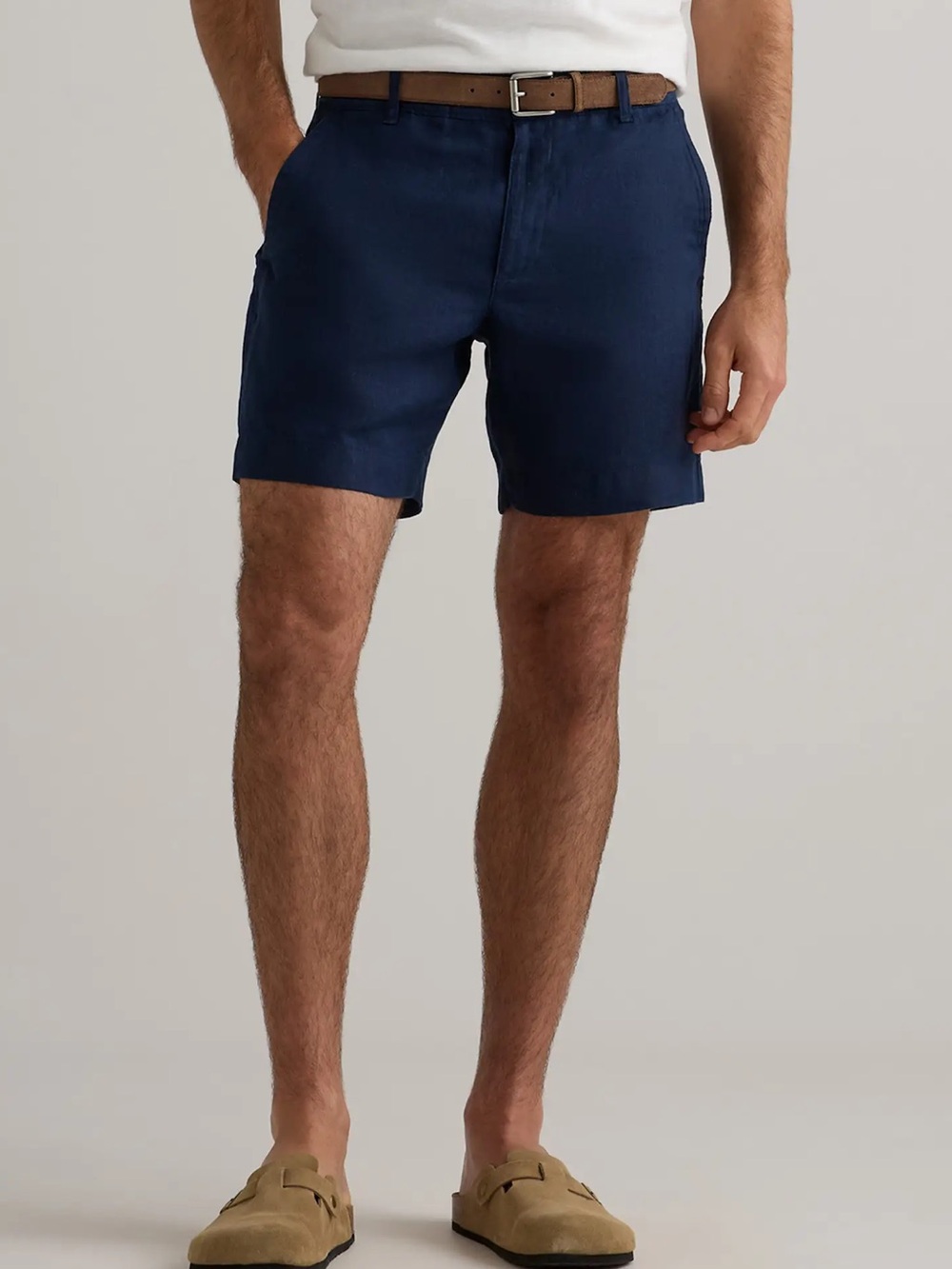 Quince 100% European Linen Trouser Shorts 7"